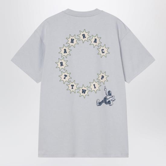 26SS 칼하트 WIP 숏슬리브 C 트립 티셔츠 I036233CO Grey - CARHARTT WIP