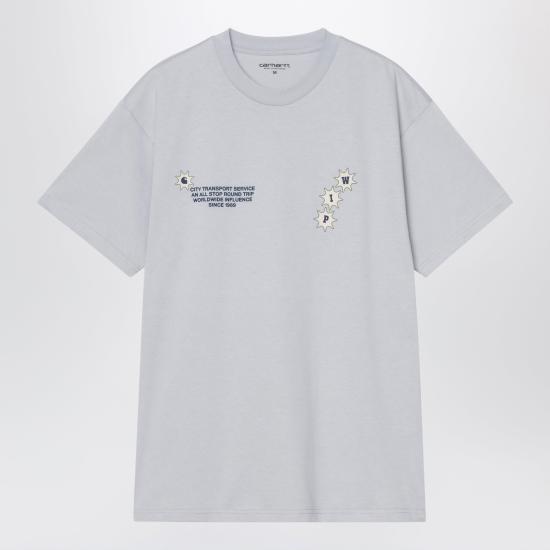 26SS 칼하트 WIP 숏슬리브 C 트립 티셔츠 I036233CO Grey