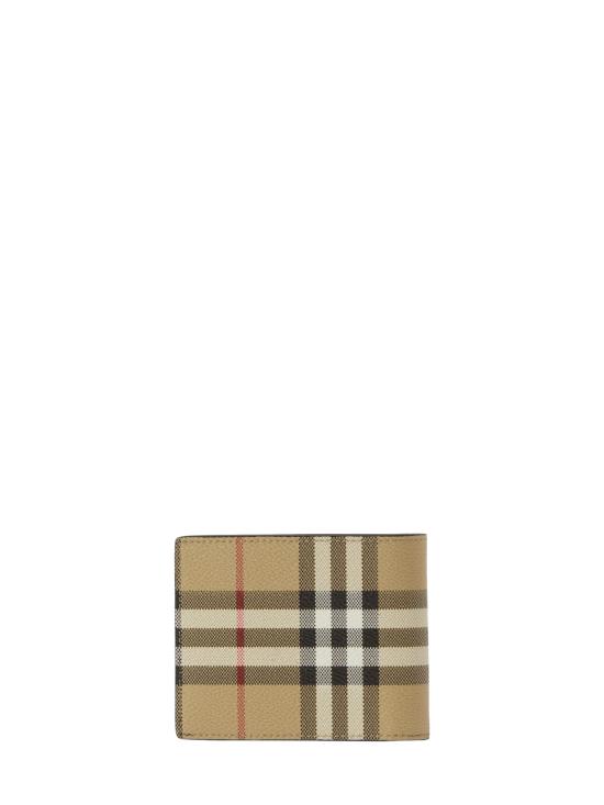 26SS 버버리 체크 바이폴드 지갑 8113165 A7026 Beige - BURBERRY