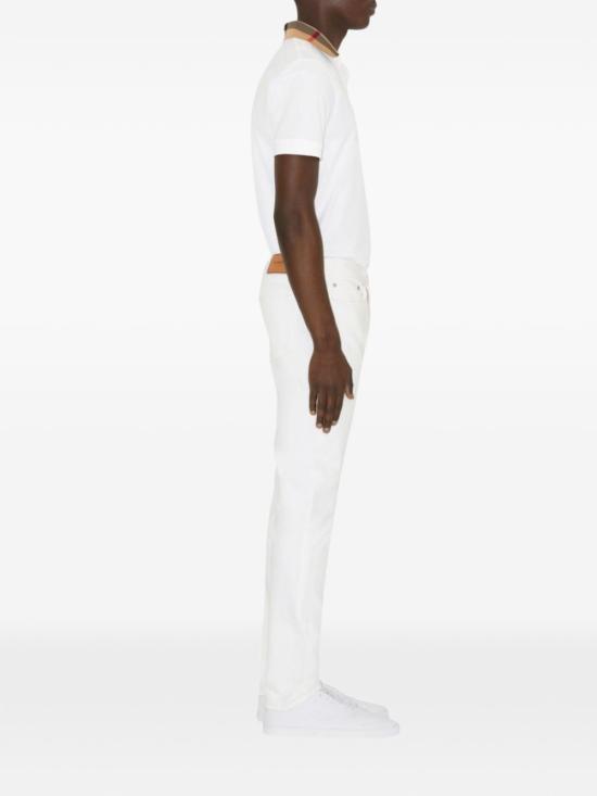 26SS 버버리 코튼 폴로 셔츠 8071621 A1464 White - BURBERRY