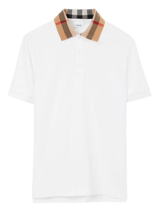 26SS 버버리 코튼 폴로 셔츠 8071621 A1464 White - BURBERRY