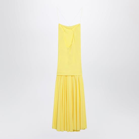 26SS 자크뮈스 롱 원피스 DRW00792AJ00253 Yellow - JACQUEMUS