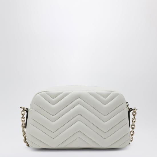26SS 구찌 GG 마몽 스몰 카메라 백 855273AAFXD White - GUCCI