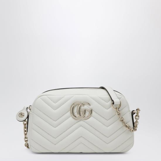 26SS 구찌 GG 마몽 스몰 카메라 백 855273AAFXD White