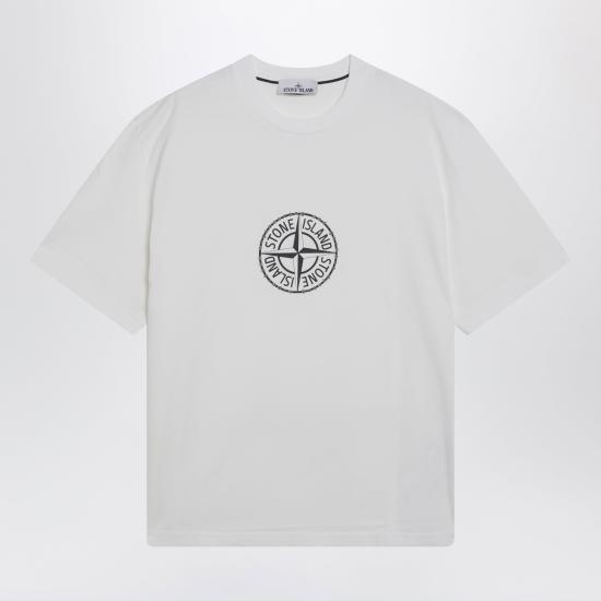 26SS 스톤 아일랜드 탑 S152100001S0362 White