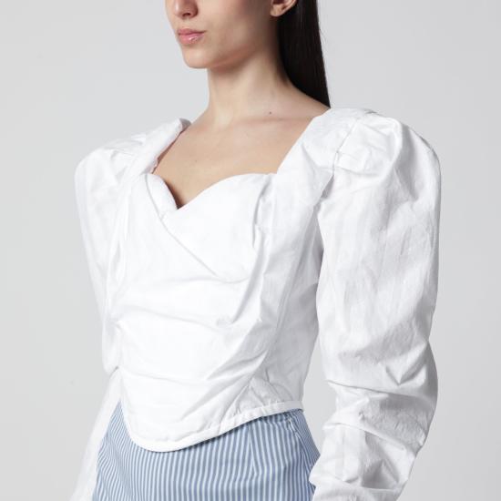 26SS 비비안웨스트우드 블라우스 1503003GW01ET White - VIVIENNE WESTWOOD
