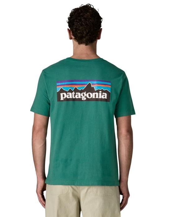 26SS 파타고니아 남성 P-6 로고 티셔츠 37882 GEMG - PATAGONIA