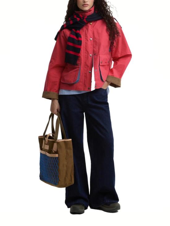  폴 스미스 자켓 스페이 X 바버 재킷 레드 - PAUL SMITH