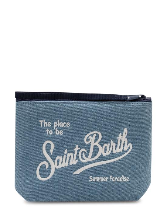 26SS 세인트바쓰 클러치/파우치 ALI000701759L DENIM DENIM LIGHT EMB - MC2 SAINT BARTH