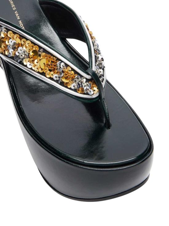 26SS 드리스 반 노튼 뮬/슬리퍼 2610117660857 SILVER 952 - DRIES VAN NOTEN