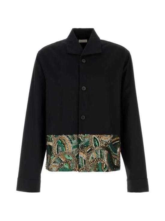 26SS 드리스 반 노튼 긴팔 셔츠 2610207863302 BLACK 900