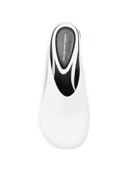 26SS 드리스 반 노튼 뮬/슬리퍼 0117650120 1 WHITE - DRIES VAN NOTEN