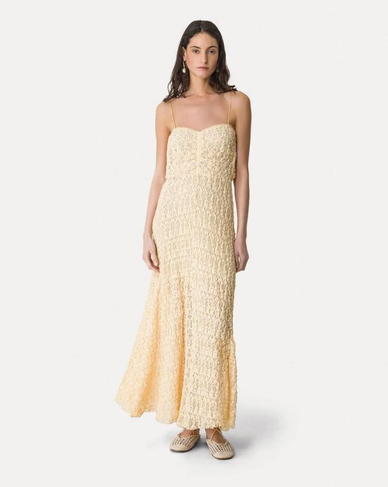 26SS 포르테포르테 미디 원피스 14897 9028 Honey - FORTE FORTE