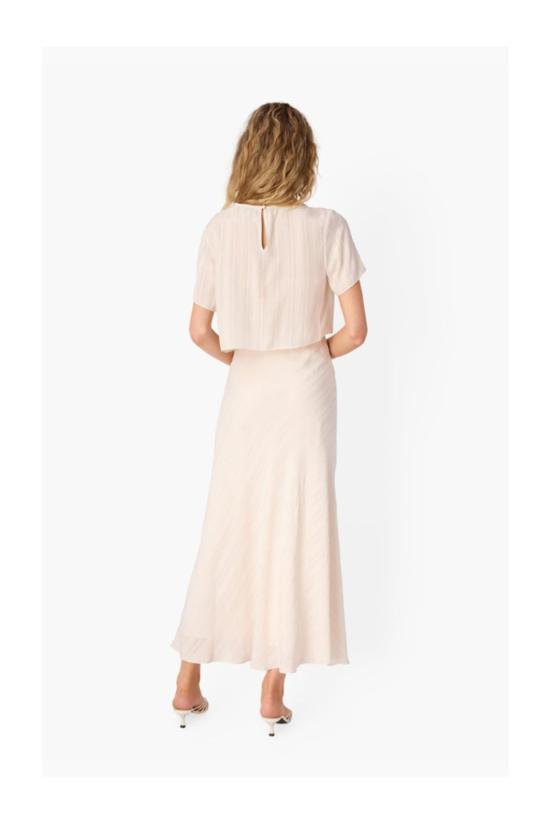  카미 뉴욕 반팔 티셔츠 Cami Nyc Josey Jacquard Stripe Tee Oat - CAMI NYC