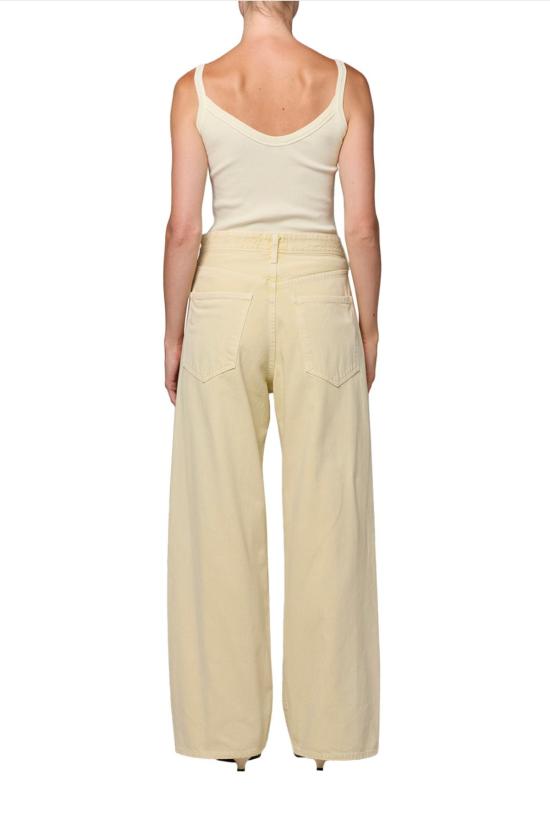  에이골디 데님 팬츠 아골드 바나 폴드 진 레몬 - AGOLDE