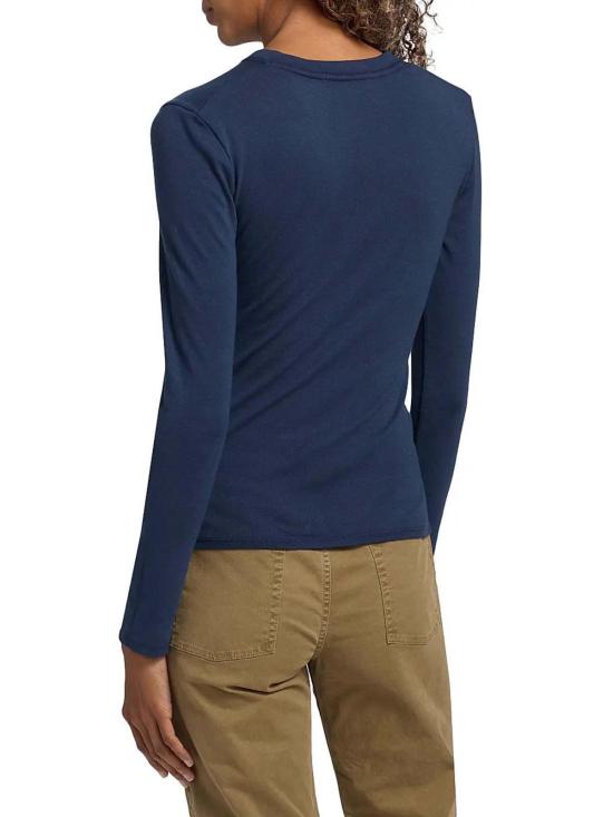  닐리로탄 긴팔 티셔츠 닐리 로탄 조던 코튼 헨리 탑 - NILI LOTAN