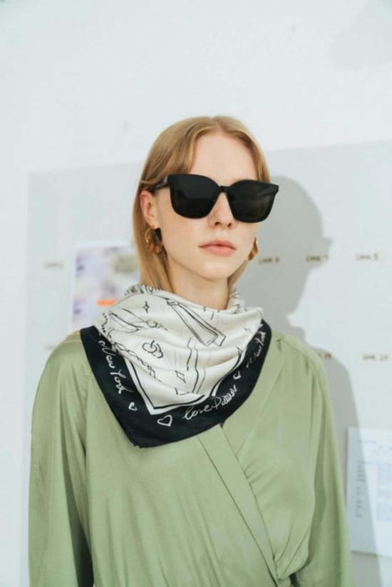  로스트 패턴 머플러/스카프 뉴욕 인 스케치 스카프 - LOST PATTERN