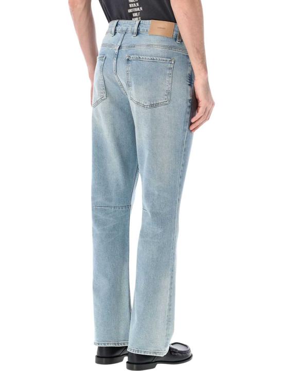  리프레젠트 데님 팬츠 캘리포니아 블루 색상 부츠컷 데님 진 - REPRESENT