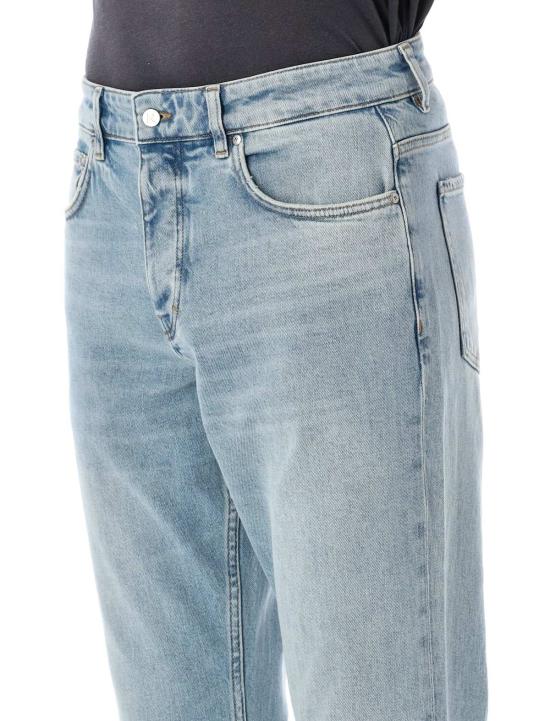  리프레젠트 데님 팬츠 캘리포니아 블루 색상 부츠컷 데님 진 - REPRESENT