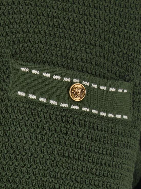  베르사체 폴로 티셔츠 Versace Look 20 크로슈 폴로 그린 - VERSACE