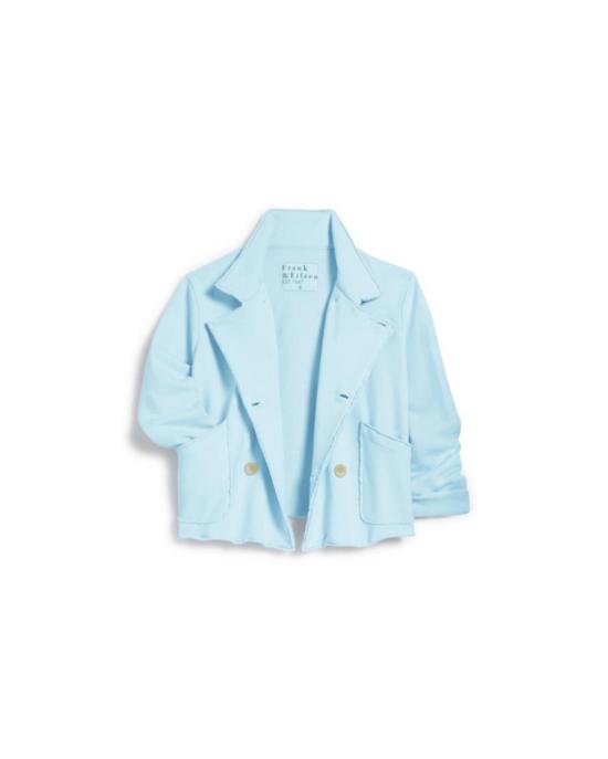  프랭크 앤 에일린 코트 프랭크 & 아일린 미니 벨파스트 크롭 피 다이브 블루