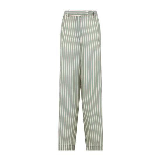  드리스 반 노튼 스트레이트 팬츠 Dries Van Noten 펜 팬츠 그린 - DRIES VAN NOTEN