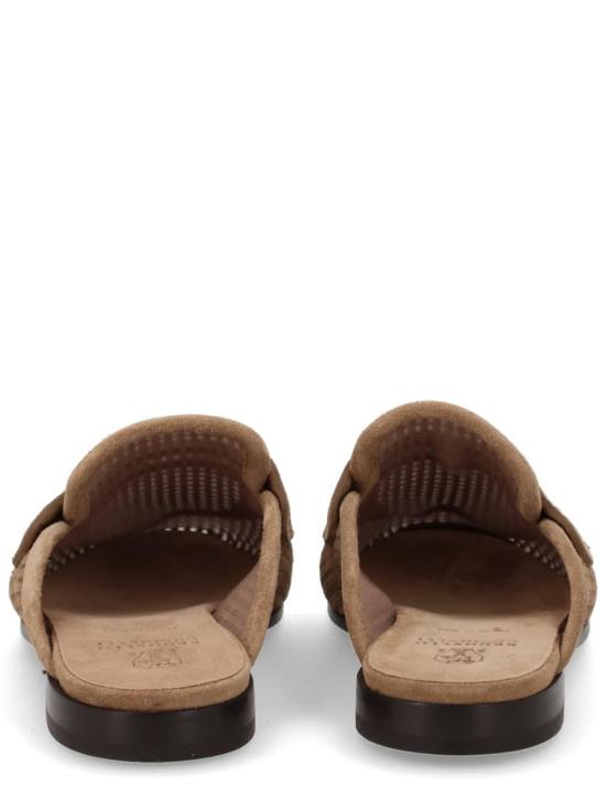  브루넬로 쿠치넬리 뮬/슬리퍼 Brunello Cucinelli 뮬 스파클링 네트 뮬 버프 - BRUNELLO CUCINELLI