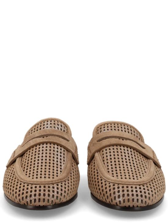  브루넬로 쿠치넬리 뮬/슬리퍼 Brunello Cucinelli 뮬 스파클링 네트 뮬 버프 - BRUNELLO CUCINELLI