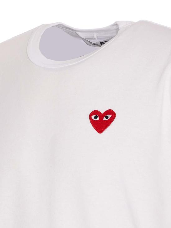 26SS 꼼데가르송 반팔 티셔츠 T0341 White - COMME DES GARCONS