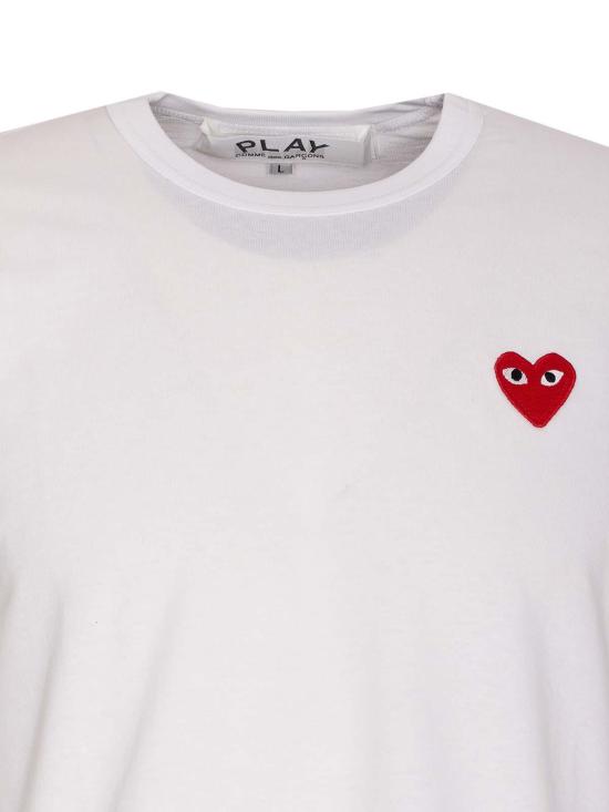 26SS 꼼데가르송 반팔 티셔츠 T0341 White - COMME DES GARCONS