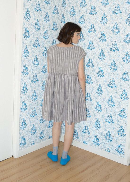  에이스 앤 지그 숏 원피스 에이스앤지그 미니 플로트 드레스 스크리블 - ACE & JIG