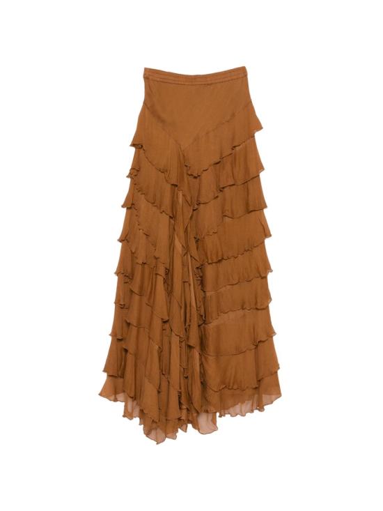 26SS 메드모아젤 숏 스커트 26SCHERRY COGNAC Brown - MES DEMOISELLES