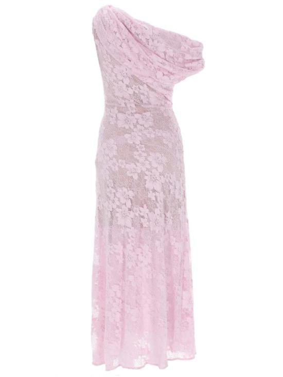  셀프 포트레이트 미디 원피스 레이스 미디 드레스 핑크 - SELF PORTRAIT