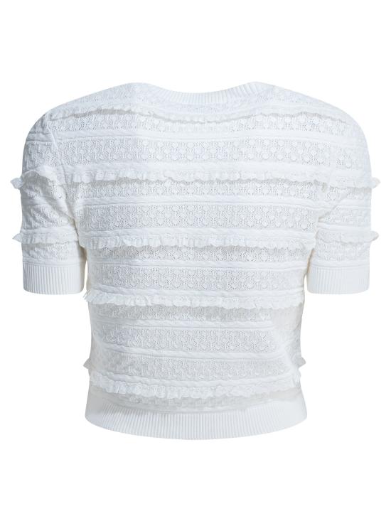 26SS 셀프 포트레이트 스웨터 SS26 063T WWHITE White - SELF PORTRAIT