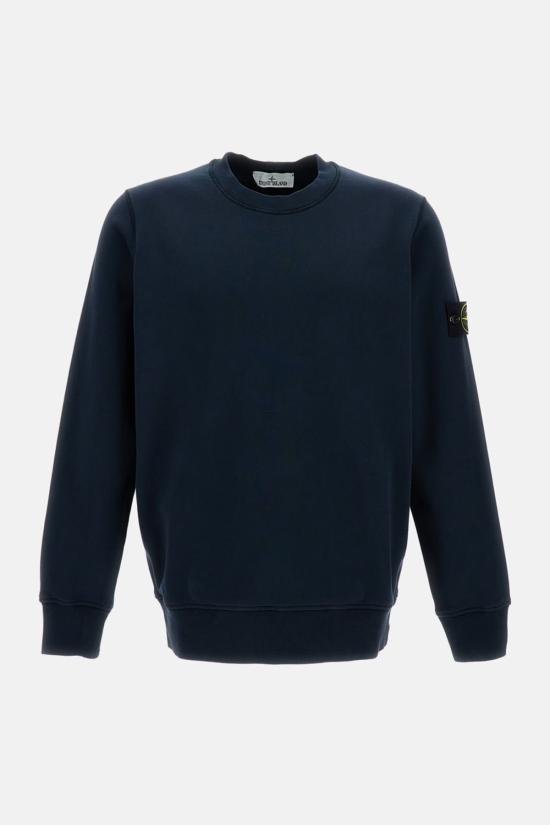  스톤 아일랜드 긴팔 티셔츠 크루넥 스웨트셔츠 블루