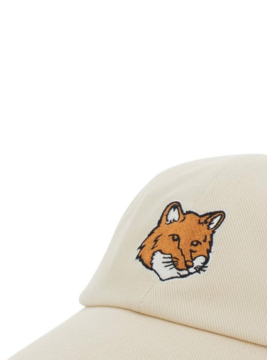  메종키츠네 모자 메종 키츠네 폭스 헤드캡 화이트 - MAISON KITSUNE