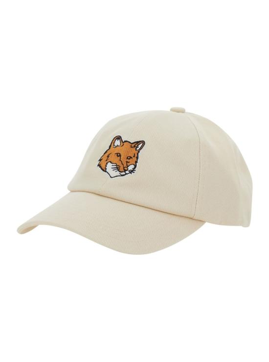  메종키츠네 모자 메종 키츠네 폭스 헤드캡 화이트