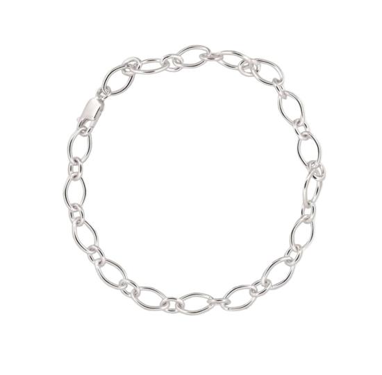  수 더 보이 브레이슬릿 클링커 체인 팔찌 실버