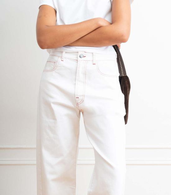  룹 데님 팬츠 루프 제이미 배럴 레그 진 - LOUP