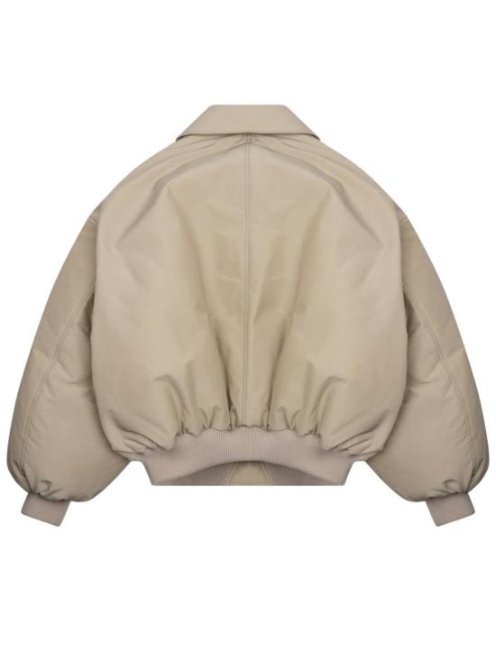  셀린느 봄버 자켓 나일론 다운 재킷 베이지 - CELINE
