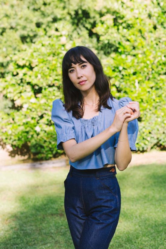  머틀 블라우스 신디  샴브레이 - MYRTLE