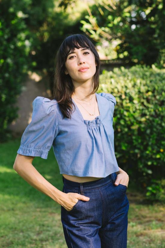  머틀 블라우스 신디  샴브레이