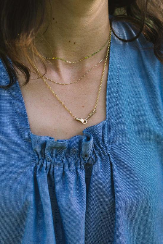  머틀 블라우스 신디  샴브레이 - MYRTLE