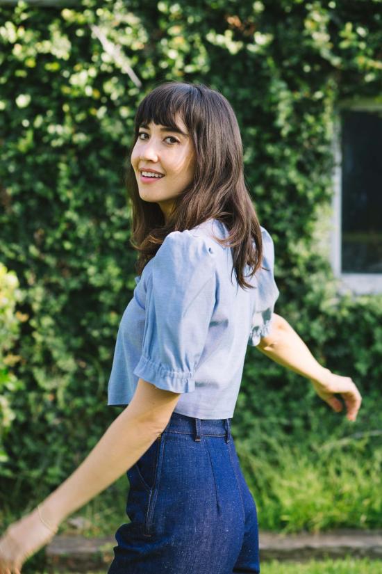  머틀 블라우스 신디  샴브레이 - MYRTLE