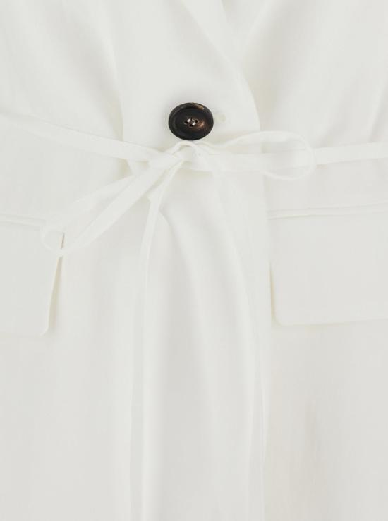  브루넬로 쿠치넬리 수트 자켓 수트 타입 블레이저 화이트 - BRUNELLO CUCINELLI