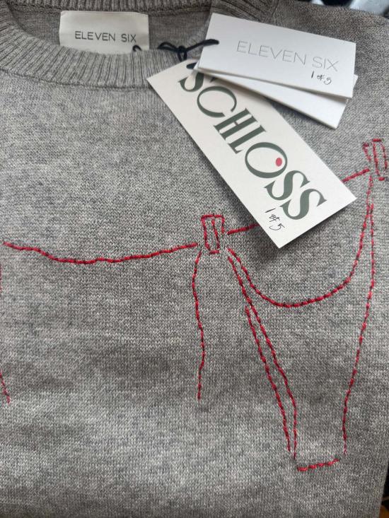  일레븐 식스 스웨터 테일러 , 슐로스와 아티스트 협업 한정판 - ELEVEN SIX