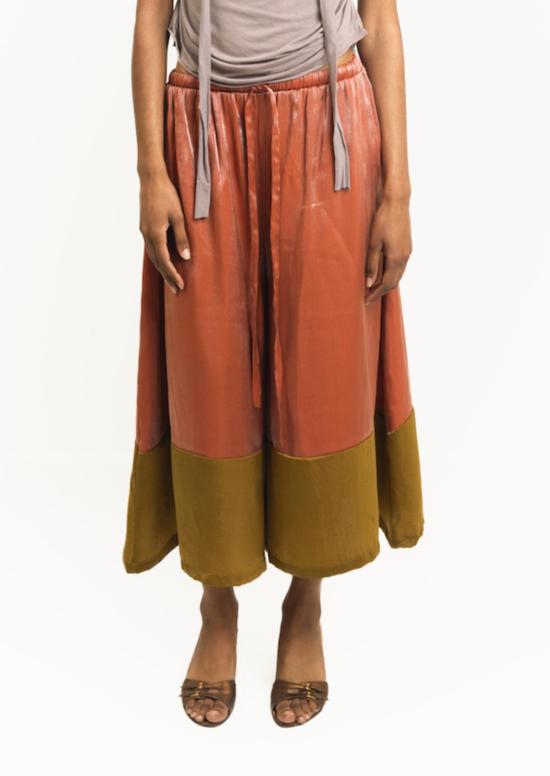  Hanan Sharifa 스트레이트 팬츠 하난 샤리파 가든 앰버 팬츠 - OTHER BRANDS