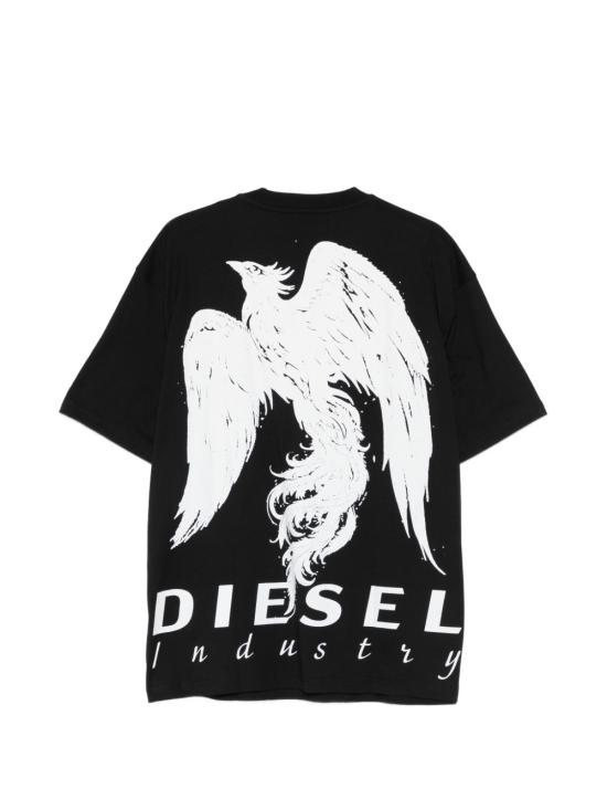 26SS 디젤 반팔 티셔츠 A22482 0PLAT9XX Black - DIESEL