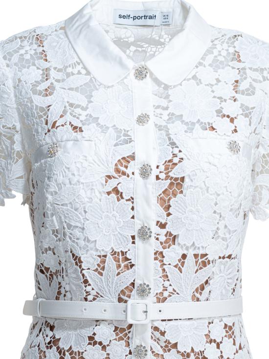 26SS 셀프 포트레이트 원피스 SS26 096M WWHITE White - SELF PORTRAIT