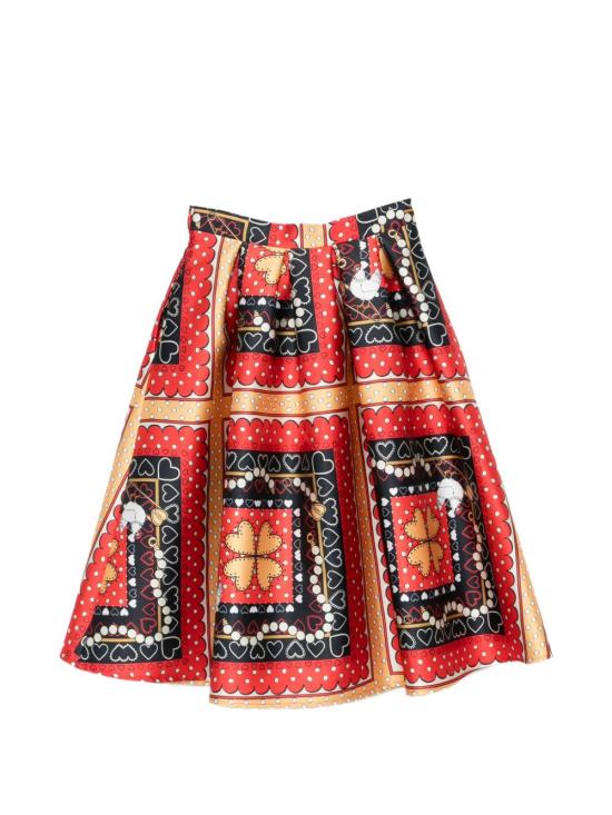 26SS 알레산드로 엔리케즈 숏 스커트 SK01DUP FOULARD Red - ALESSANDRO ENRIQUEZ